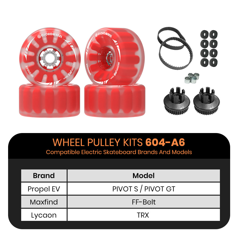 CLOUDWHEEL Discovery FE 105mm Urban All Terrain Off Road Electric Skateboard Wheels