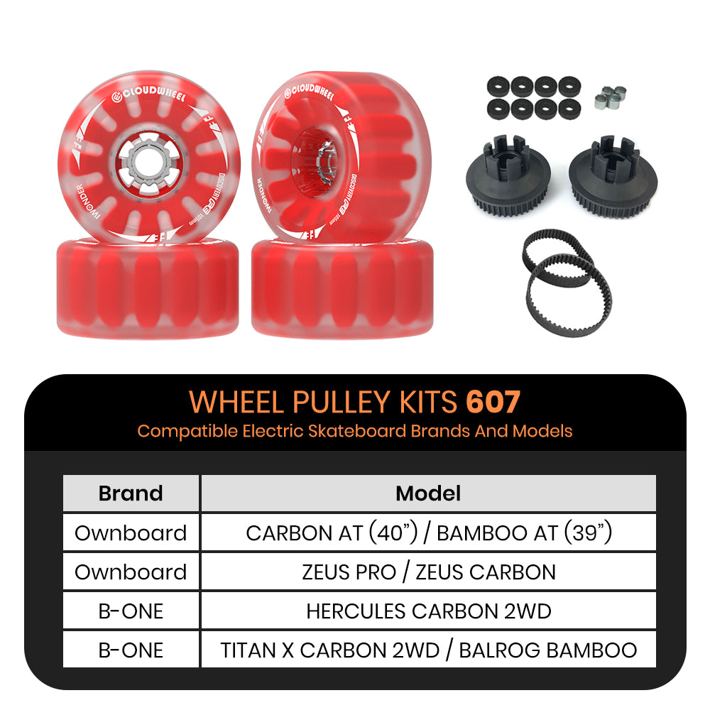 CLOUDWHEEL Discovery FE 105mm Urban All Terrain Off Road Electric Skateboard Wheels