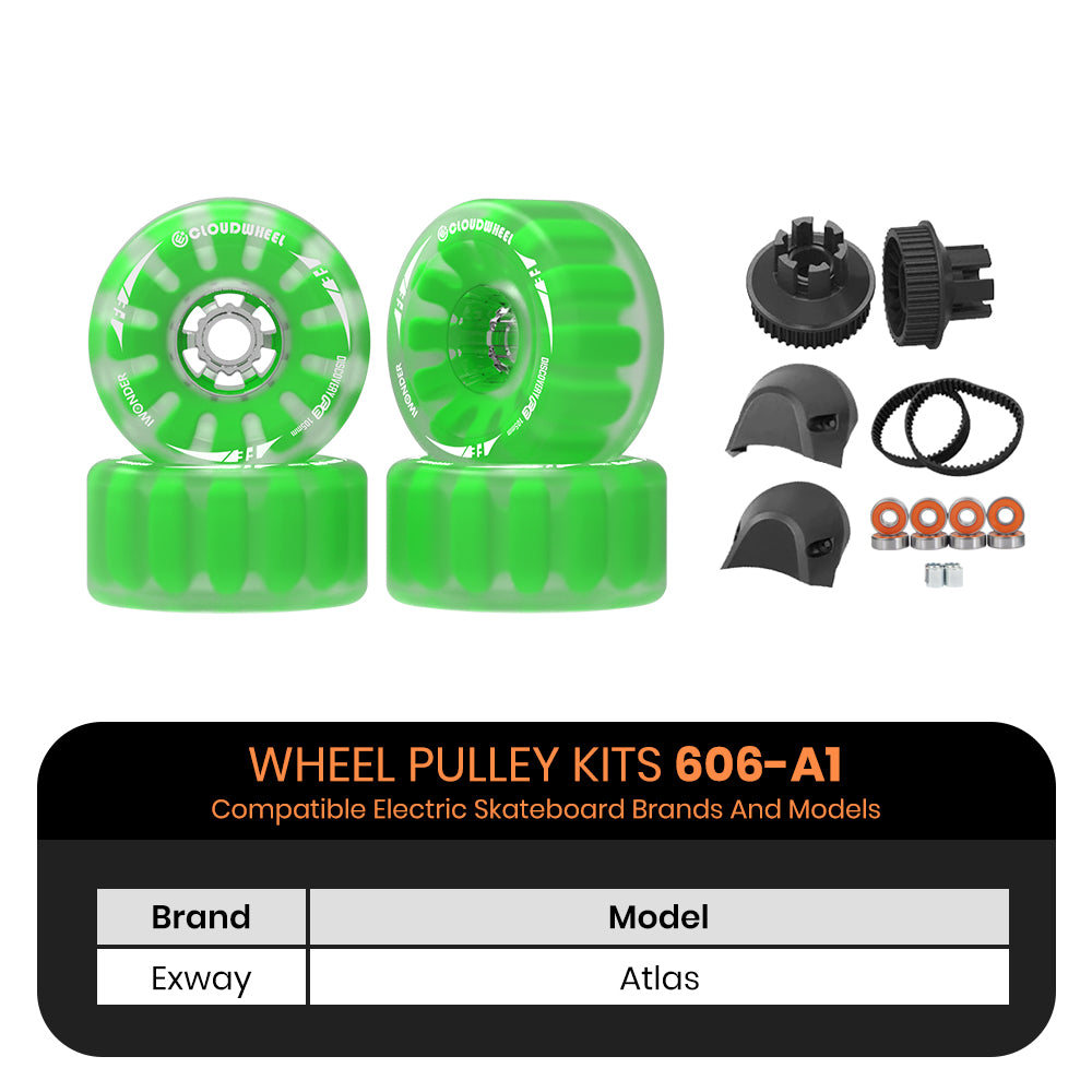 CLOUDWHEEL Discovery FE 105mm Urban All Terrain Off Road Electric Skateboard Wheels