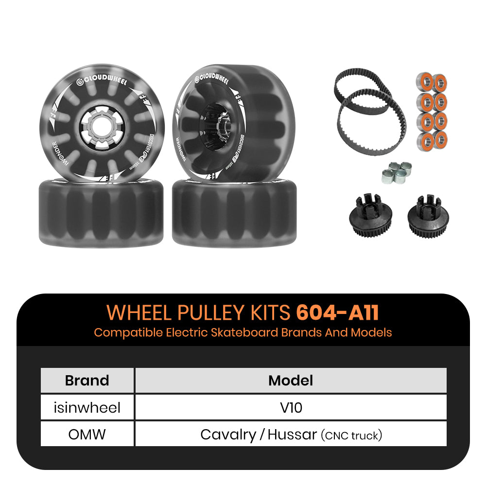 CLOUDWHEEL Discovery FE 105mm Urban All Terrain Off Road Electric Skateboard Wheels