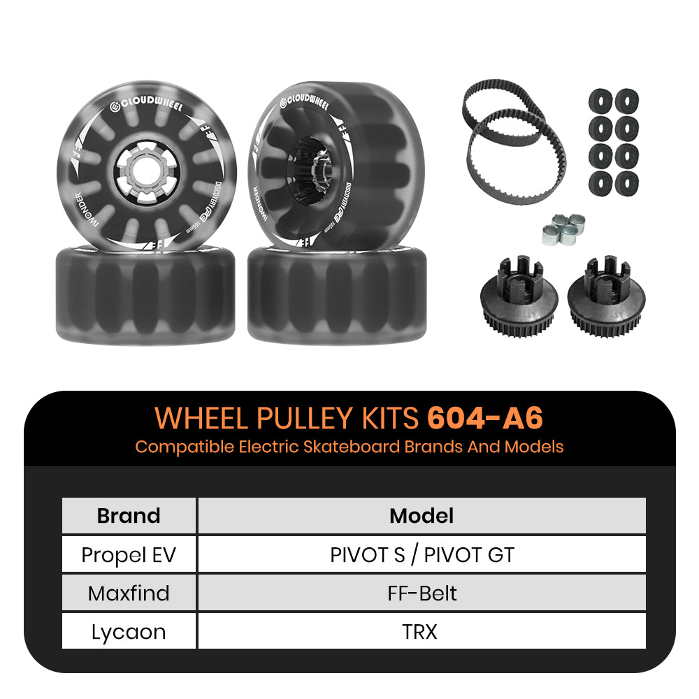 CLOUDWHEEL Discovery FE 105mm Urban All Terrain Off Road Electric Skateboard Wheels