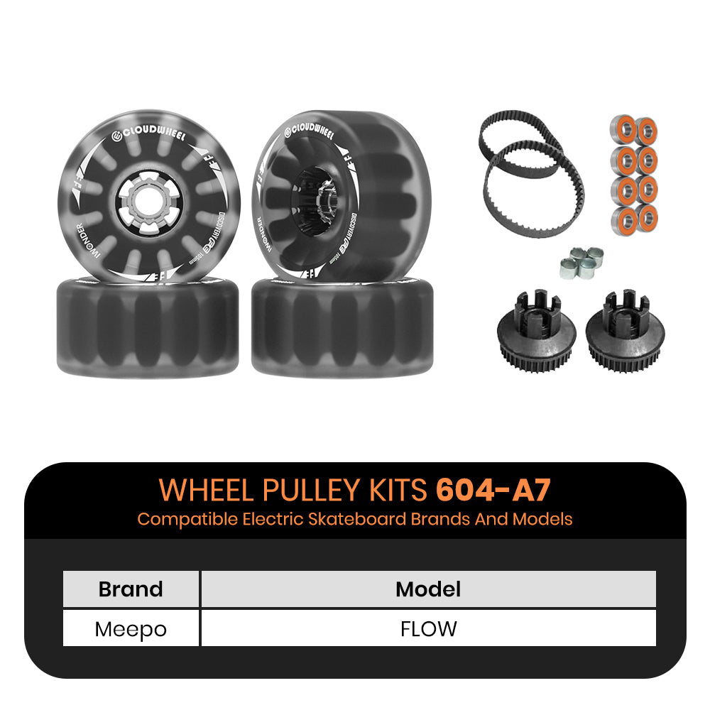 CLOUDWHEEL Discovery FE 105mm Urban All Terrain Off Road Electric Skateboard Wheels