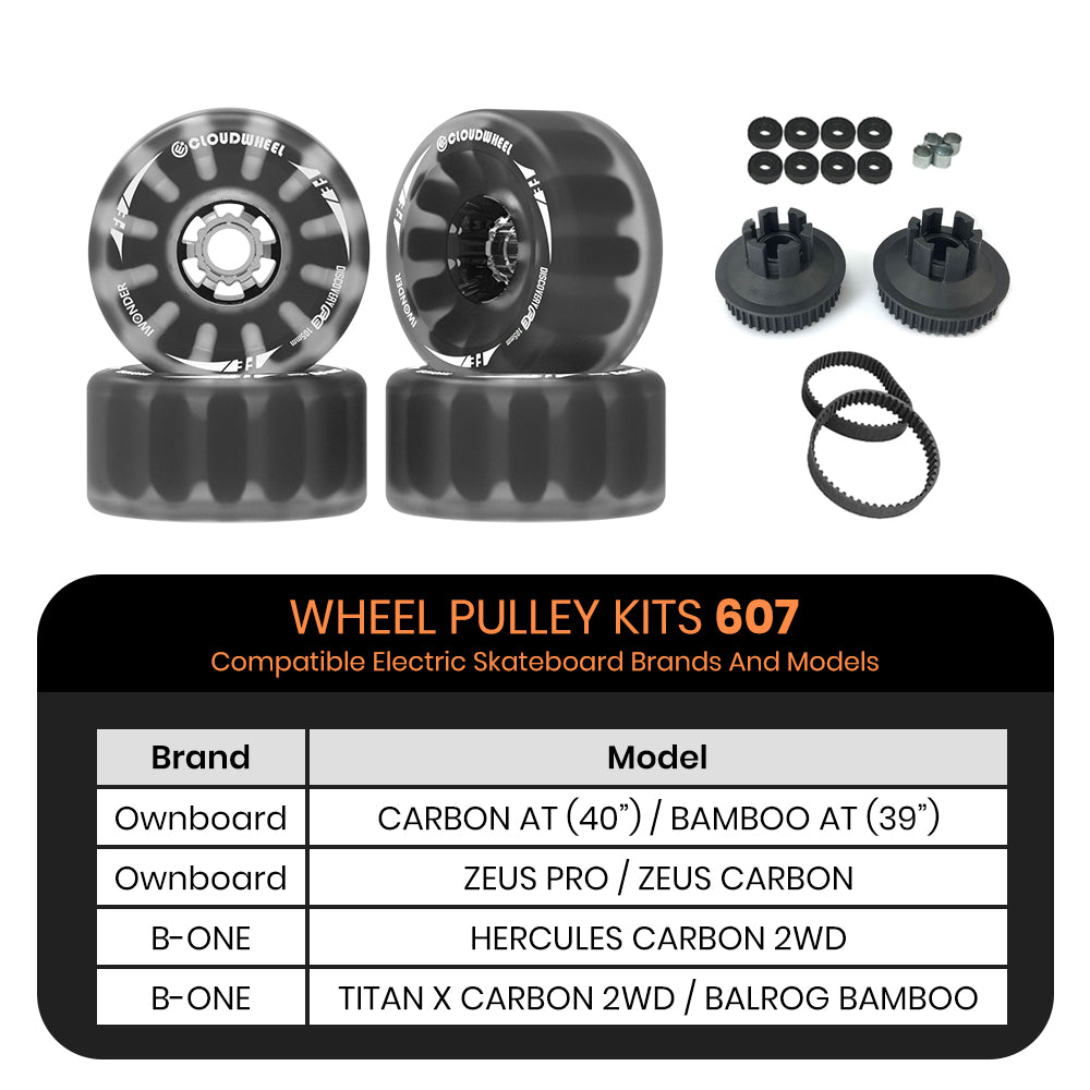 CLOUDWHEEL Discovery FE 105mm Urban All Terrain Off Road Electric Skateboard Wheels