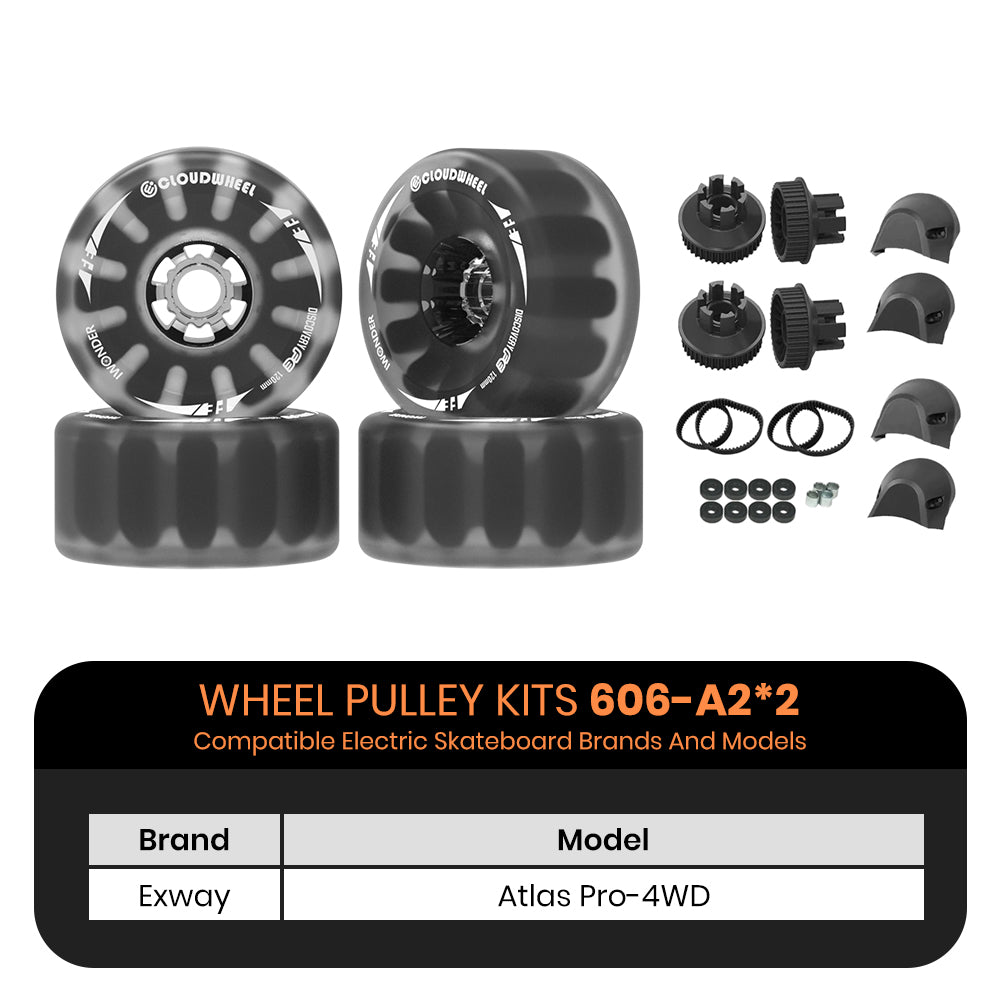 CLOUDWHEEL Discovery FE 120mm Urban All Terrain Off Road Electric Skateboard Wheels